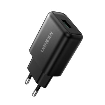 Ugreen 70273 Caricabatterie per dispositivi mobili Smartphone Nero USB Ricarica rapida Interno