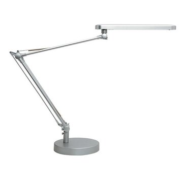 Mambo lampada da tavolo 65 w led grigio metallico