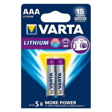 Varta 1x2 Professional Lithium Micro AAA