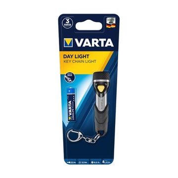 Varta Day Light Key Chain Light Torcia portachiavi Alluminio, Nero LED