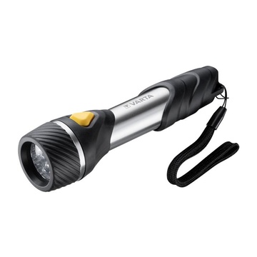 Varta Day Light Multi LED F20 Torcia a mano Nero, Argento, Giallo