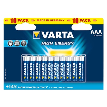 Varta HIGH ENERGY AAA Batteria monouso Mini Stilo AAA Alcalino