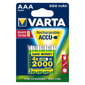 Varta Ready2Use HR03 4pcs Ricaricabile NiMH