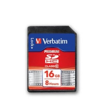 Verbatim 16GB SECURE DIGITAL HC Classe 10 (SDHC) CARD