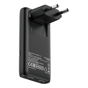 32354 caricabatterie per dispositivi mobili computer portatile, smartphone, tablet nero ac ricarica rapida interno