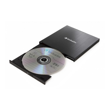 Verbatim Masterizzatore Blu-ray Slimline Esterno USB 3.1 GEN 1 con connessione USB-C