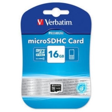 Verbatim Micro SDHC 16GB Class 10