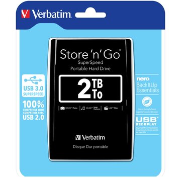 Verbatim Store n' go HDD 2TB 2.5