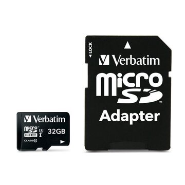 Verbatim MicroSDHC Pro 32GB Class 10 UHS-I incl adattatore
