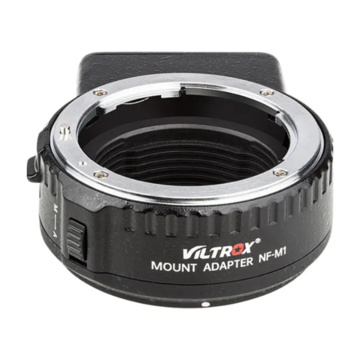 Viltrox Adattatore MF/AF per obiettivo Nikon F su camera M4/3 NF-M1 SCATOLA APERTA