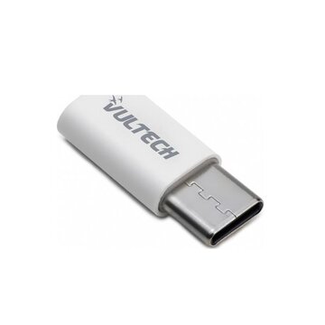 Vultech ADP-01P adattatore per inversione del genere dei cavi USB Type-C Micro-USB Bianco