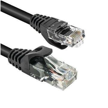 Vultech Cat6, 0.5 m cavo di rete Nero 0,5 m U/UTP (UTP)