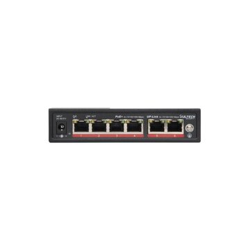 Vultech Security Switch PoE+ Gigabit 4 porte 10/100/1000 GE + 2 porte Uplink 10/100/1000 GE 60W AI SMART