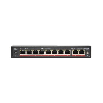 Vultech Security Switch PoE+ Gigabit 8 porte 10/100/1000 GE + 2 porte Uplink 10/100/1000 GE 120W AI SMART