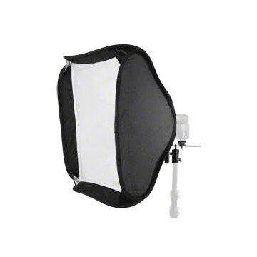 Walimex Kit Softbox Magic 60x60cm con supporto adattatore per flash a slitta