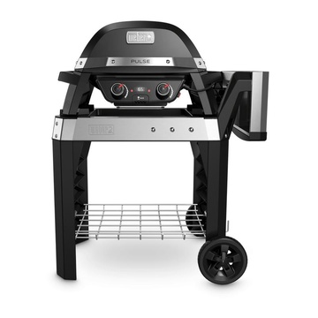 Weber Pulse 2000 con Stand Nero, Argento