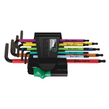 WERA 967/9 TX BO Multicolour 1 set chiavi a L BlackLaser