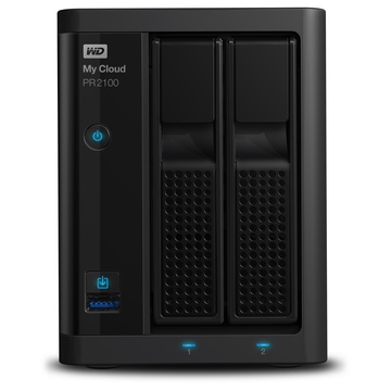 Western Digital My Cloud PR2100 2 Bay 4 Core LAN 