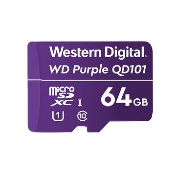 Western Digital WD Purple SC QD101 64 GB MicroSDXC Classe 10
