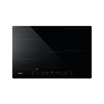 Whirlpool WF S1577 CPNE Nero Da incasso 77 cm Piano cottura a induzione 4 Fornello(i)