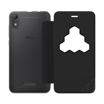 Custodia Protettiva In Plastica Per Telefono Wiko DARKMOON - Blu Scuro - Con Foro Fotocamera