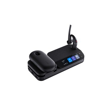 Bh71-workstation-pro cuffia e auricolare wireless in-ear ufficio bluetooth base di ricarica nero