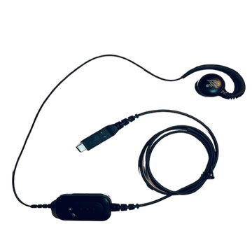 Zebra USB-C Wired Headset for PTT + VoIP w/ rotating ear piece for right/left ear wearing. Includes built Auricolare Cablato A clip Ufficio USB tipo-C Nero