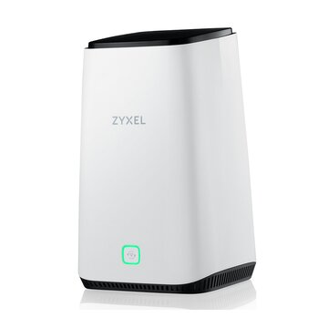 ZyXEL FWA510 router wireless Multi-Gigabit Ethernet Banda tripla (2.4 GHz/5 GHz/5 GHz) 5G Nero, Bianco