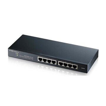 Gs1900-8 gestito l2 gigabit ethernet (10/100/1000) nero