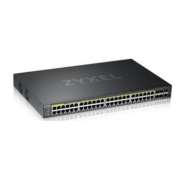 Gs2220-50hp-eu0101f switch di rete gestito l2 gigabit ethernet (10/100/1000) supporto power over ethernet (poe) nero