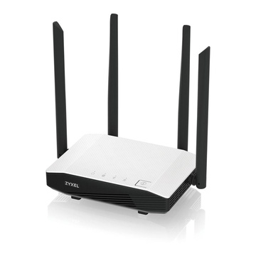 ZyXEL NBG6615 router wireless Dual-band (2.4 GHz/5 GHz) Gigabit Ethernet Nero, Bianco