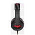 4Side DC Comics DC0905 Cuffie Cablato Giocare Nero, Rosso