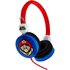 4Side Super Mario Cuffie Cablato Blu, Rosso