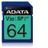Adata 64GB Premier Pro SDXC UHS-I U3 Classe 10 V30