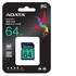 Adata 64GB Premier Pro SDXC UHS-I U3 Classe 10 V30