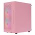 Aerocool Trinity Mini Midi Tower Rosa