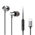 Aiwa ESTM-50USB-C Auricolare Cablato In-ear Musica e Chiamate USB tipo-C Argento
