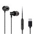 Aiwa ESTM-50USB-C Auricolare Cablato In-ear Musica e Chiamate USB tipo-C Nero