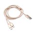 Akasa AK-CBUB42-12GL cavo USB 1,2 m USB 2.0 USB A USB C/Micro-USB B Oro
