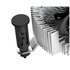 Akasa AK-CC6601EP01 sistema di raffreddamento per computer Processore Dissipatore di calore/Radiatore 7,5 cm Alluminio, Nero 1 pz