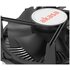 Akasa AK-CC6606BP01 sistema di raffreddamento per computer Processore Dissipatore di calore/Radiatore 9 cm Alluminio, Nero 1 pz