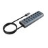 Akasa AK-HB-21BKCM hub di interfaccia USB 3.2 Gen 1 (3.1 Gen 1) Type-A 5000 Mbit/s Alluminio