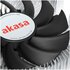 Akasa Intel LGA1700 Processore Raffreddatore ibrido 7,5 cm Alluminio, Nero 1 pz