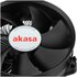 Akasa Intel LGA1700 Processore Raffreddatore ibrido 9,5 cm Alluminio, Nero 1 pz