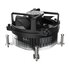 Akasa Intel LGA1700 Processore Raffreddatore ibrido 9 cm Alluminio, Nero 1 pz
