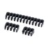 Akasa Kabelkamm Set - 3mm schwarz fermacavo Nero
