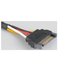 Akasa Sata Power Cable Extension Nero 0,3 m