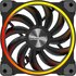 ALPENFöHN Wing Boost 3 ventole 12 cm Nero 3 pz