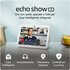 Amazon Echo Show 8 (3ª gen., modello 2023) | Schermo touch intelligente HD con audio spaziale, hub per Casa Intelligente e Alexa | Bianco ghiaccio