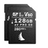 Angelbird SDXC 256GB AV Pro MK2 UHS-II V60 U3 Classe 10 Match Pack per FUJIFILM X-T3 e X-T4 (2 x 128 GB)